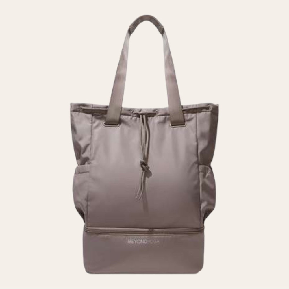 BEYOND YOGA Convertible Gym Bag / Backpack / Tote in BIRCHWOOD (tan) | NEW - Picture 3 of 11